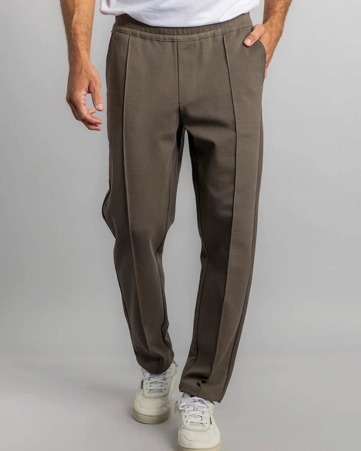 DIRTS Herren vegan Freizeithose Steinbraun