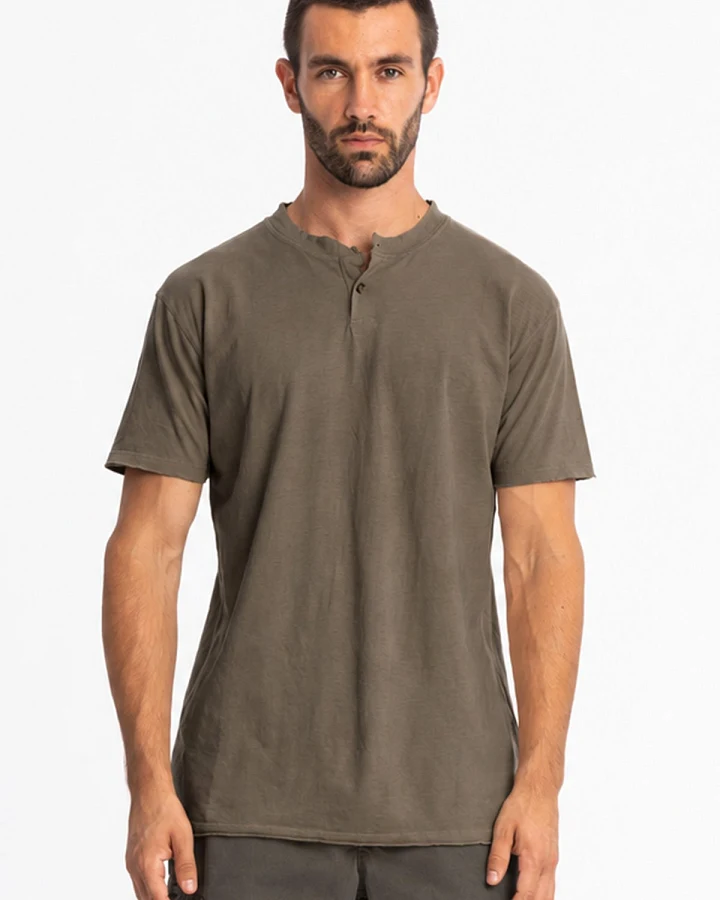 RAVENS VIEW IBIZA Herren vegan T-Shirt Dune Braun