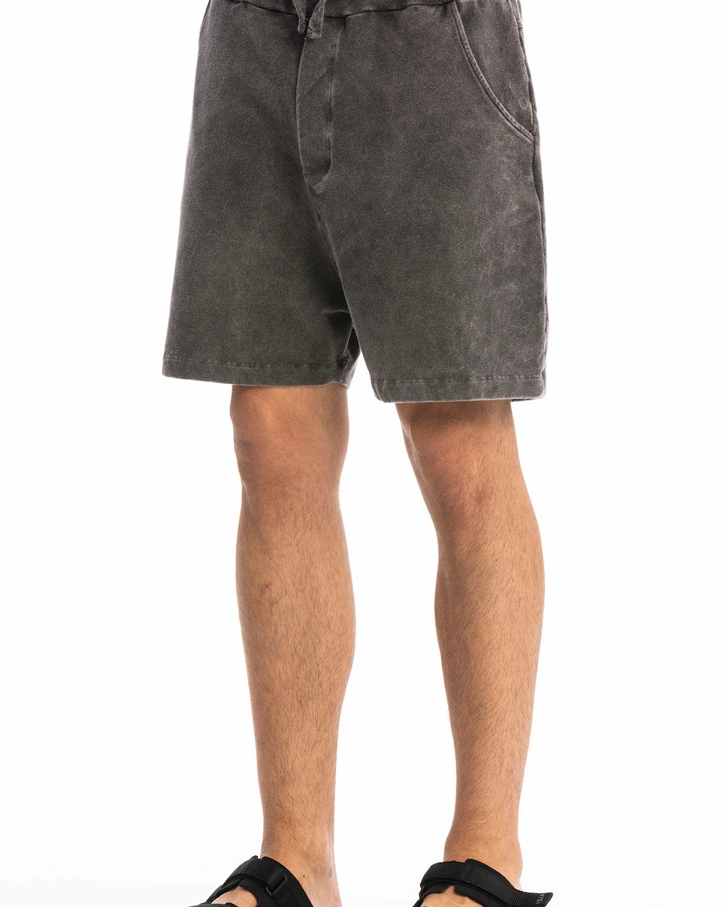 RAVENS VIEW IBIZA Herren vegan Shorts Cala Carbon Wash – Ansicht 2