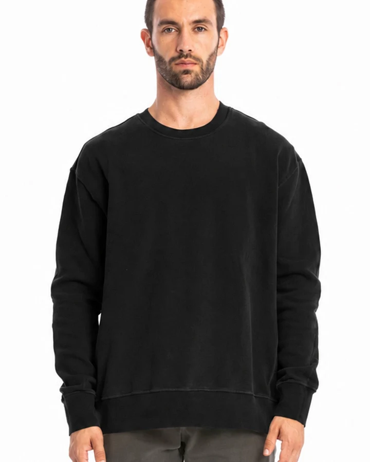 RAVENS VIEW IBIZA Herren vegan Sweatshirt Mistral Schwarz