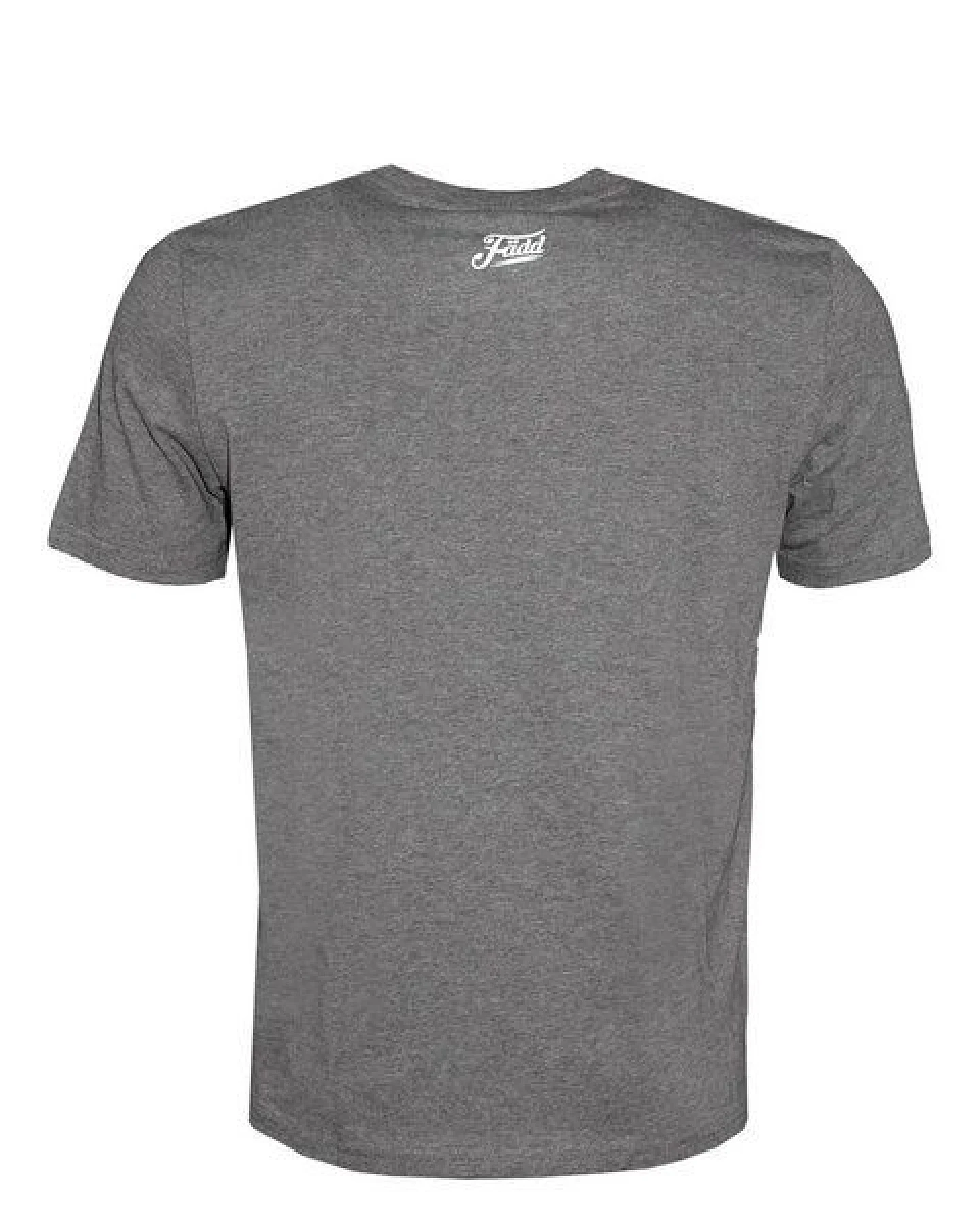 FÄDD Herren T-Shirt Rundhals aus Bio-Baumwolle "Fläsch Hipster Hans" Grau – Ansicht 3
