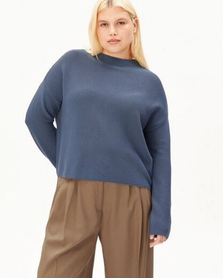 Produktseite: ARMEDANGELS MERINAA LINKS LINKS Damen Strickpullover aus 100% Bio-Baumwolle