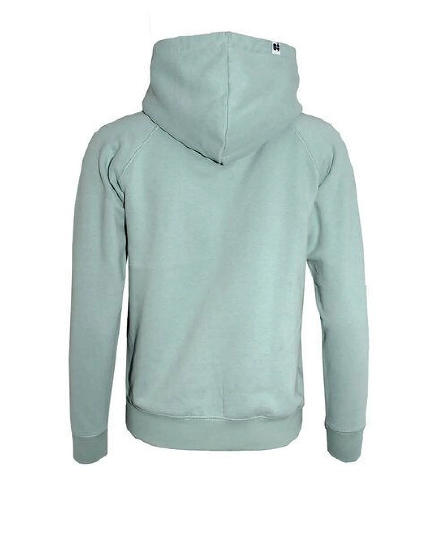FÄDD Damen Sweatshirt Hoodie Bio-Baumwolle "Vau PäP Print änd Pätsch" Grün – Ansicht 2
