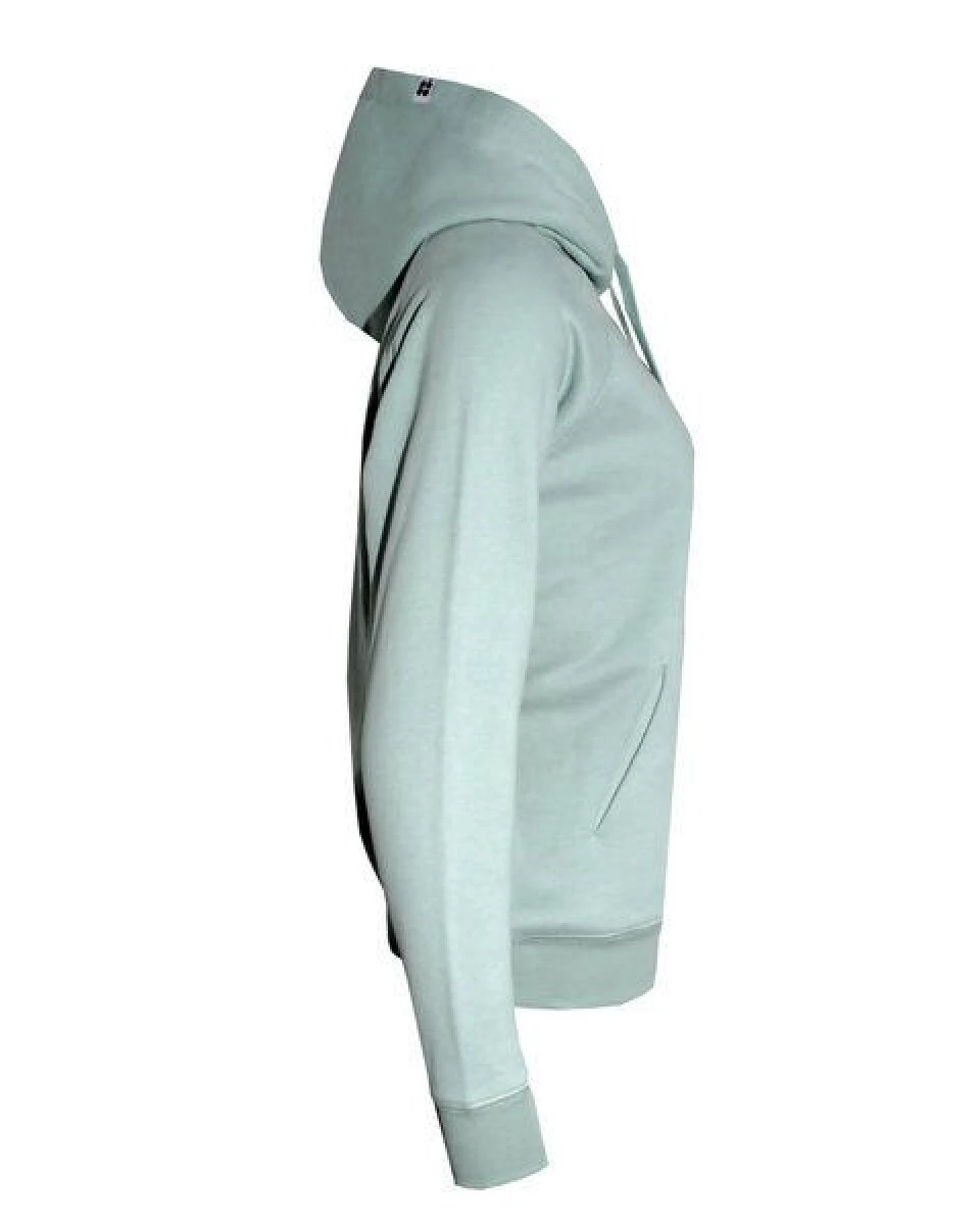 FÄDD Damen Sweatshirt Hoodie Bio-Baumwolle "Vau PäP Print änd Pätsch" Grün – Ansicht 4