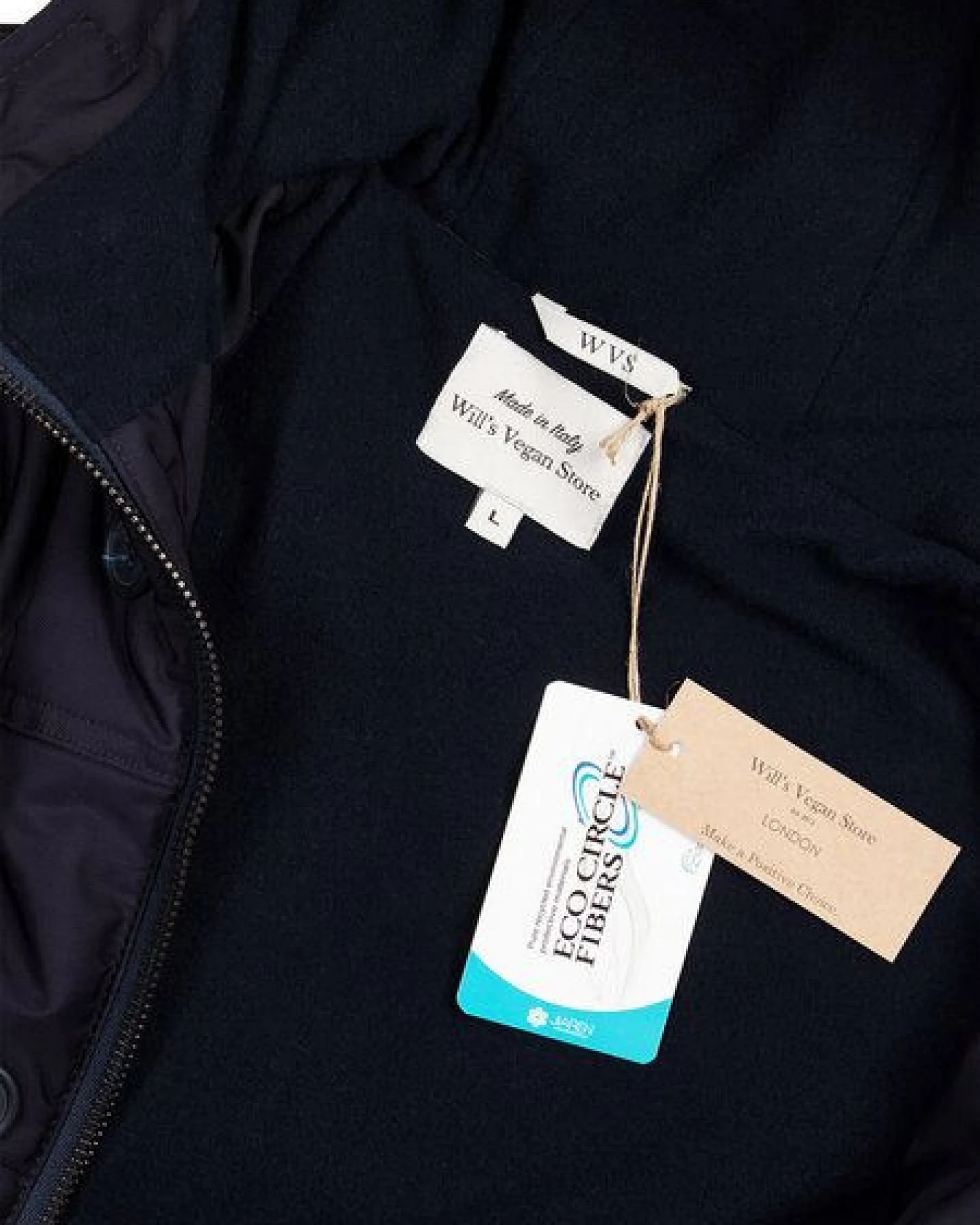 Will's Vegan Shop Recycelter gesteppter Parka – Ansicht 4