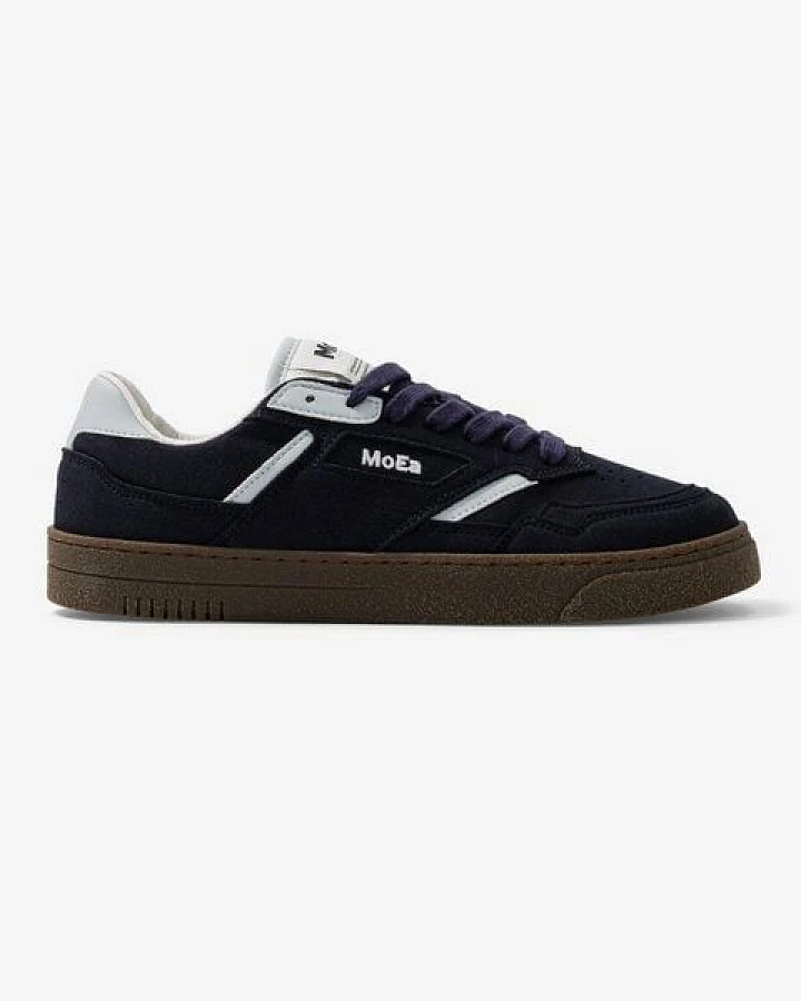 MoEa Sneakers GEN9 - Pet Navy & Sky Blue Suede