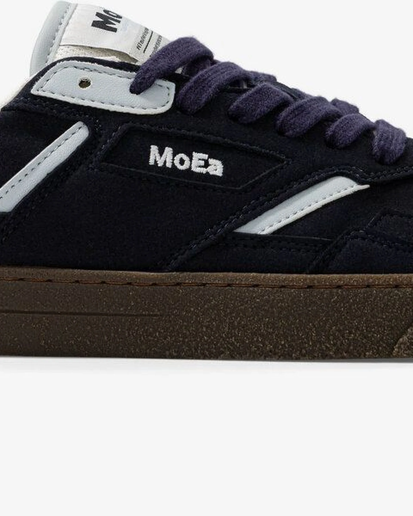 MoEa Sneakers GEN9 - Pet Navy & Sky Blue Suede – Ansicht 4