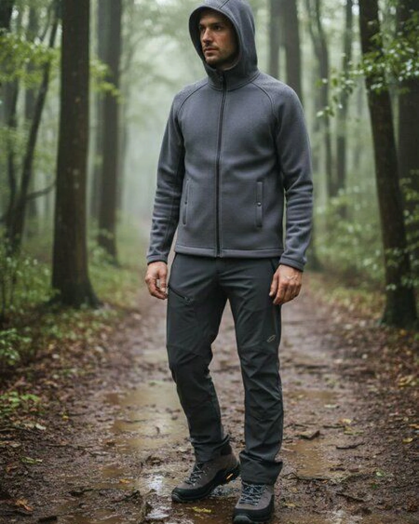 Will's Vegan Shop Cross-Wanderschuhe Grau Herren – Ansicht 2