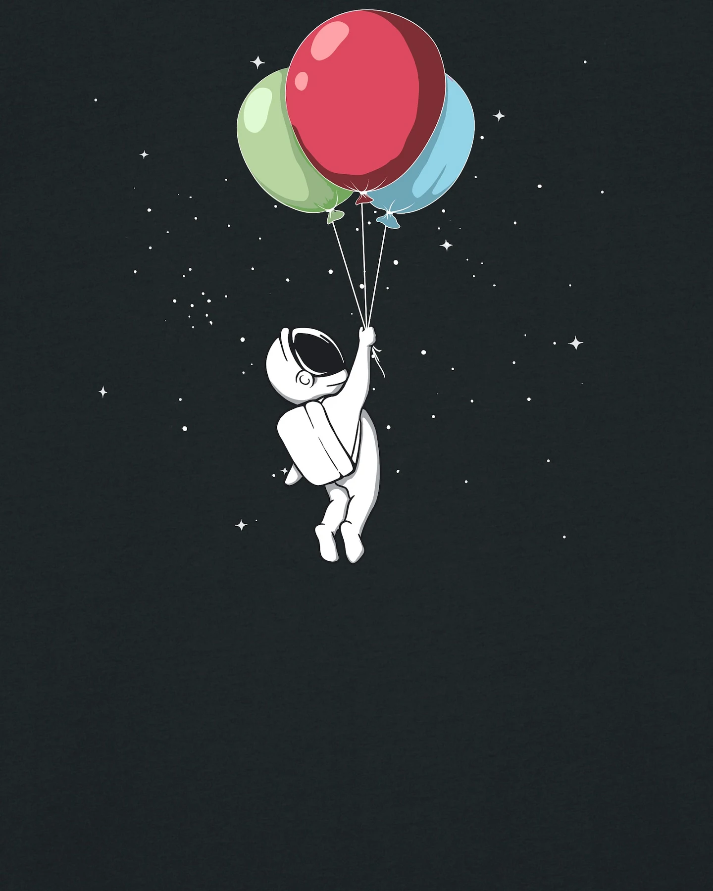 Watapparel Shirt Little Balloon Astronaut – Ansicht 3