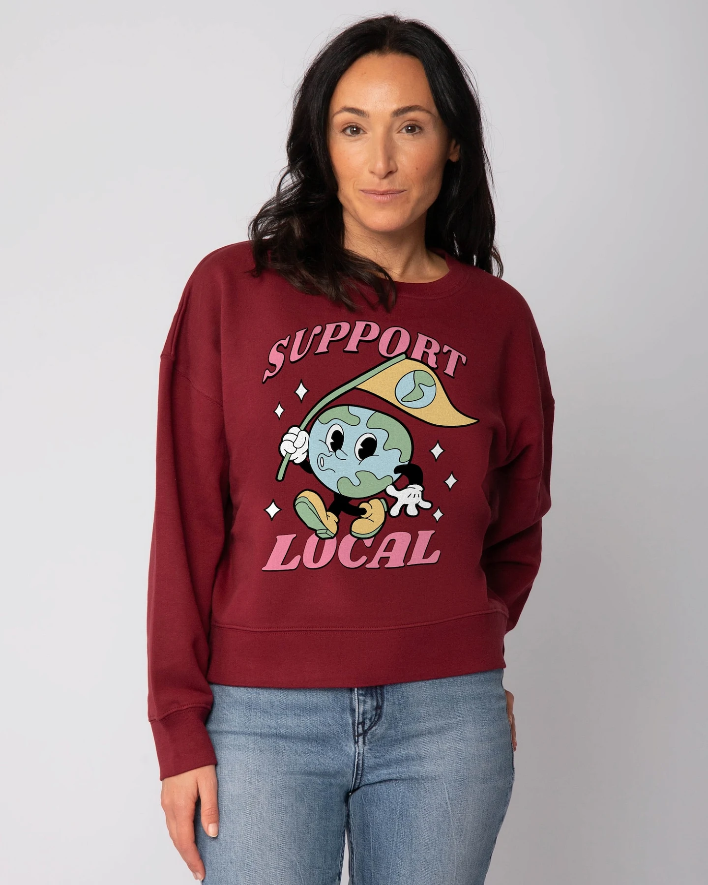 Watapparel Sweatshirt Support Local – Ansicht 2