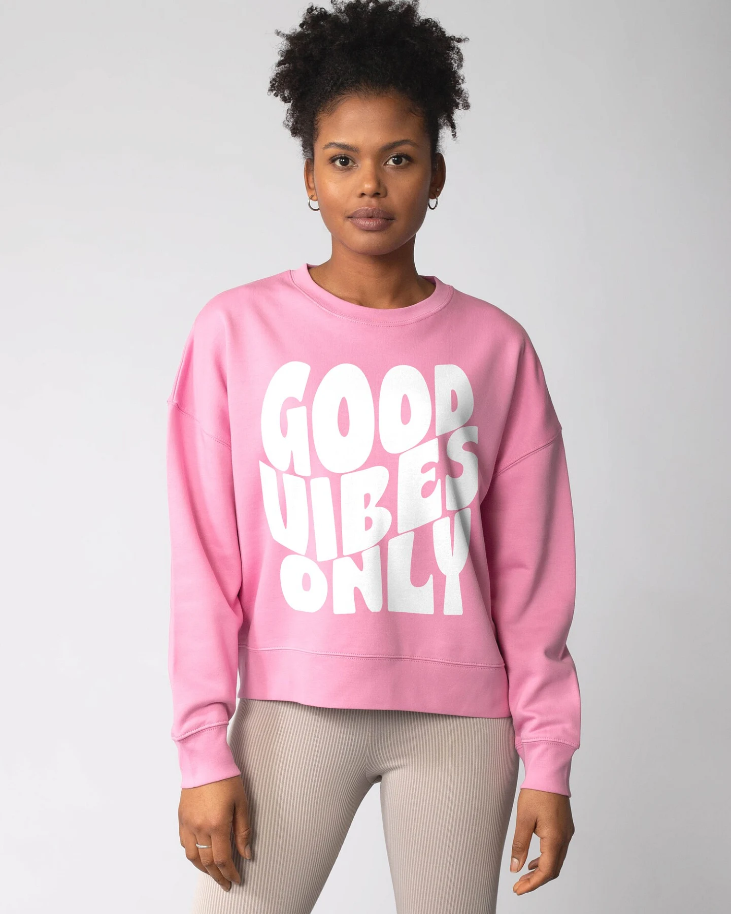 Watapparel Sweatshirt Good vibes only – Ansicht 2