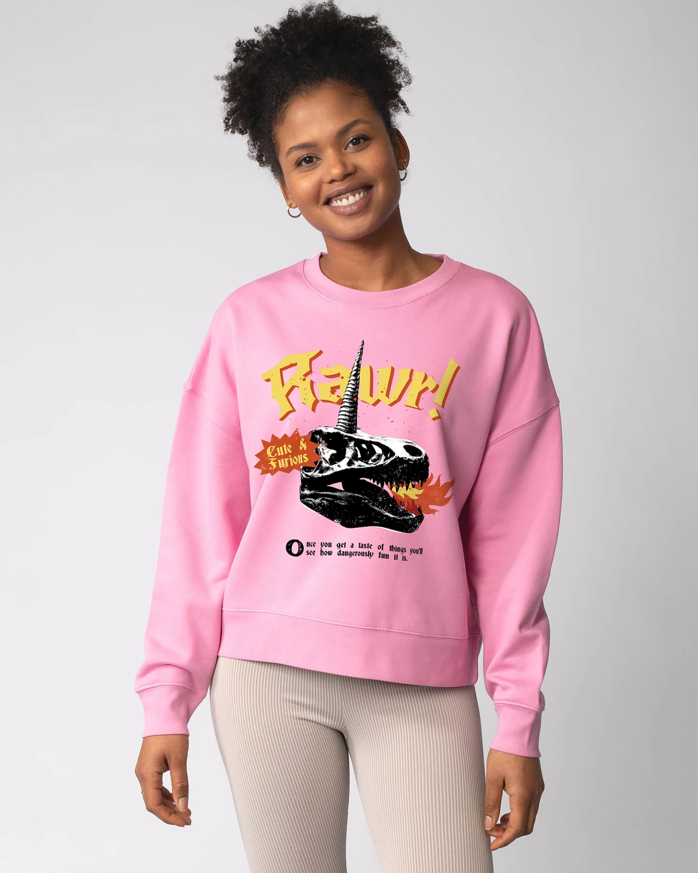 Watapparel Sweatshirt Rawr – Ansicht 2