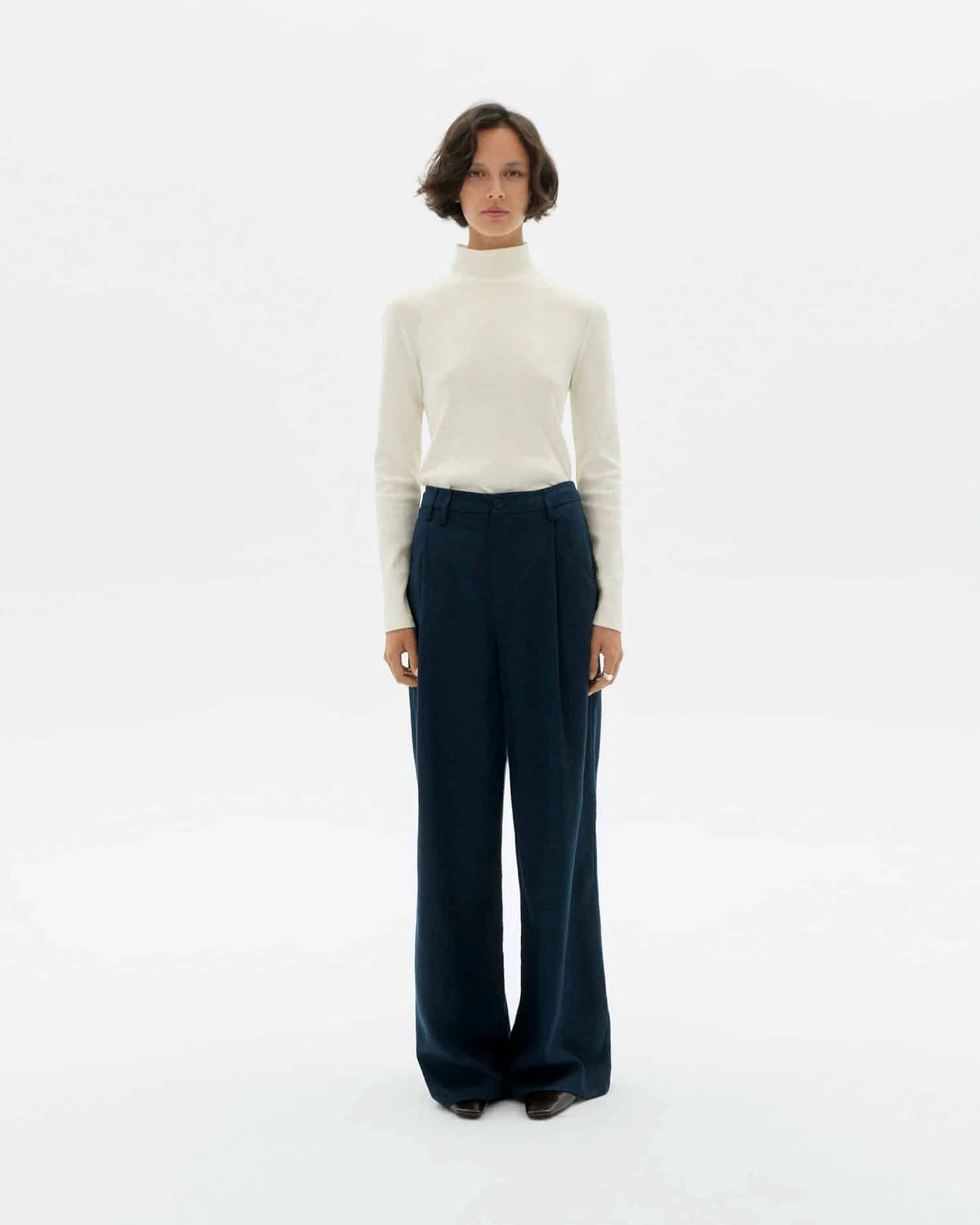Thinking MU Damen vegan Longsleeve Aine Weiß – Ansicht 2