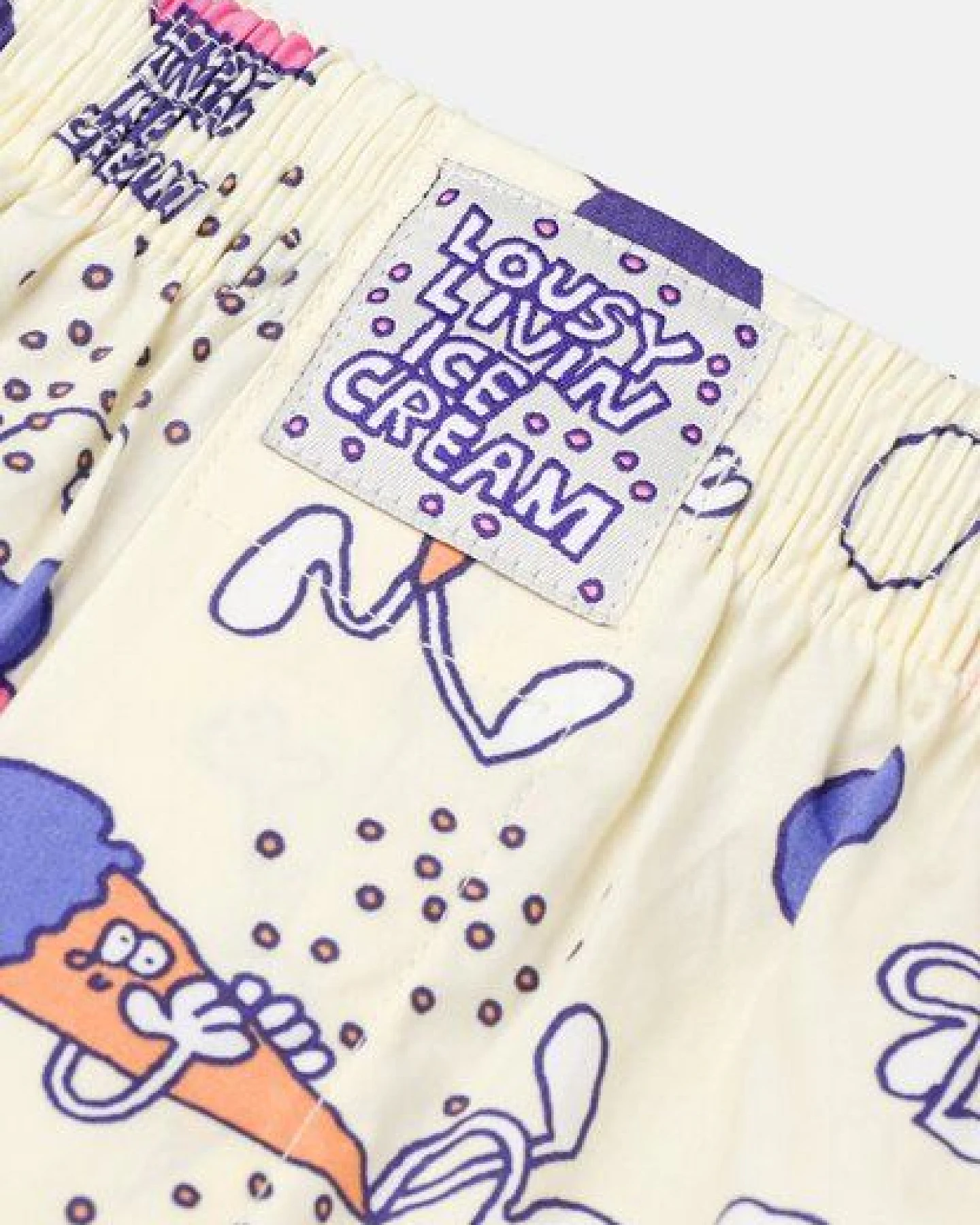 Lousy Livin Weite Boxershorts ICECREAM aus 100% Bio-Baumwolle – Ansicht 2