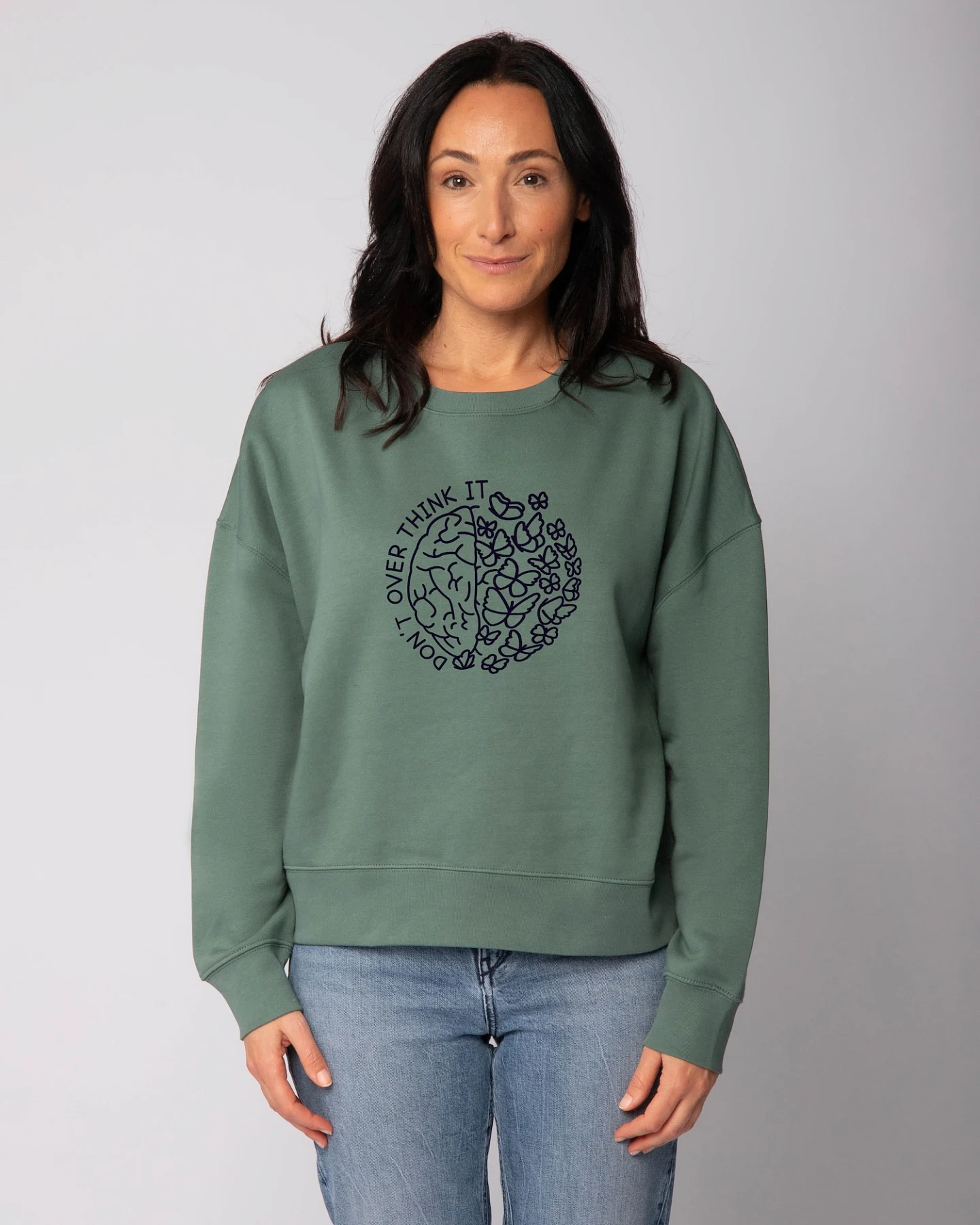 Watapparel Sweatshirt Dont overthink it – Ansicht 2