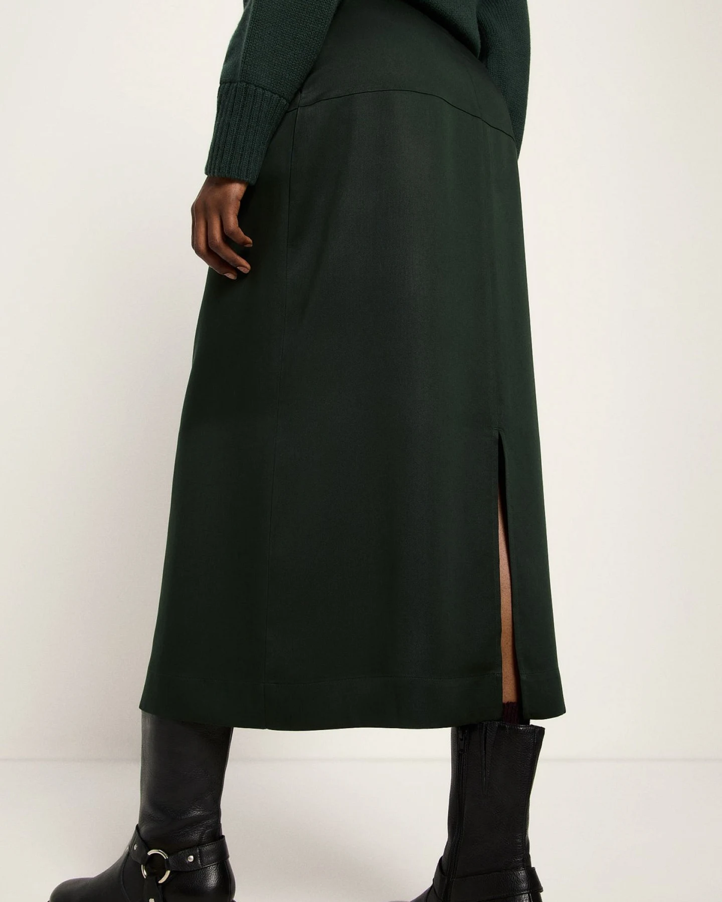 Rock Tencel Grün – Ansicht 3