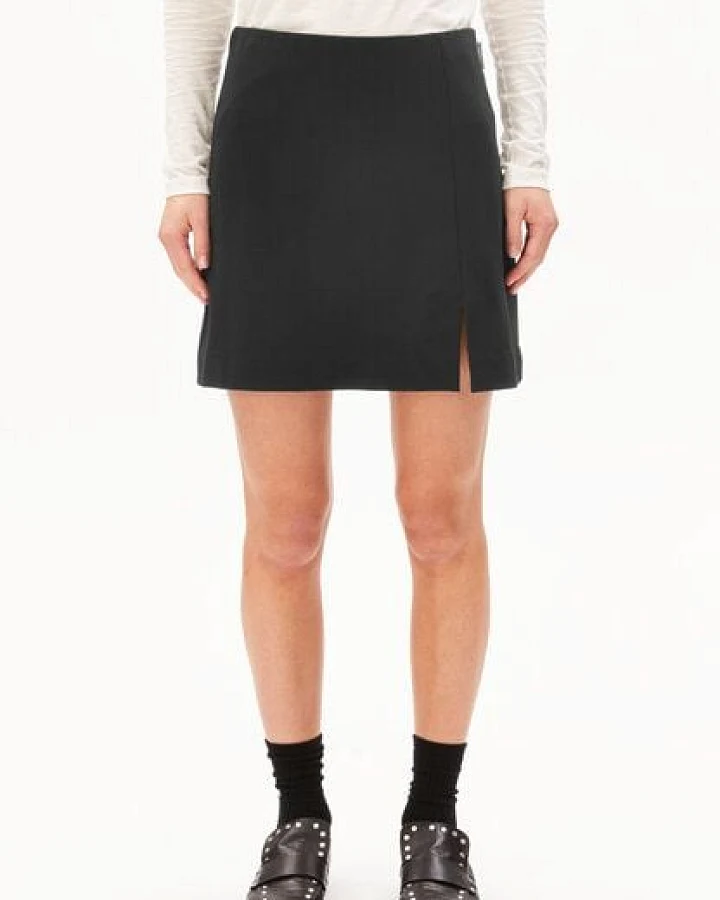 Produktseite: ARMEDANGELS VANJARAA MINI Damen Jerseyrock aus LENZING ECOVERO Viskose Mix