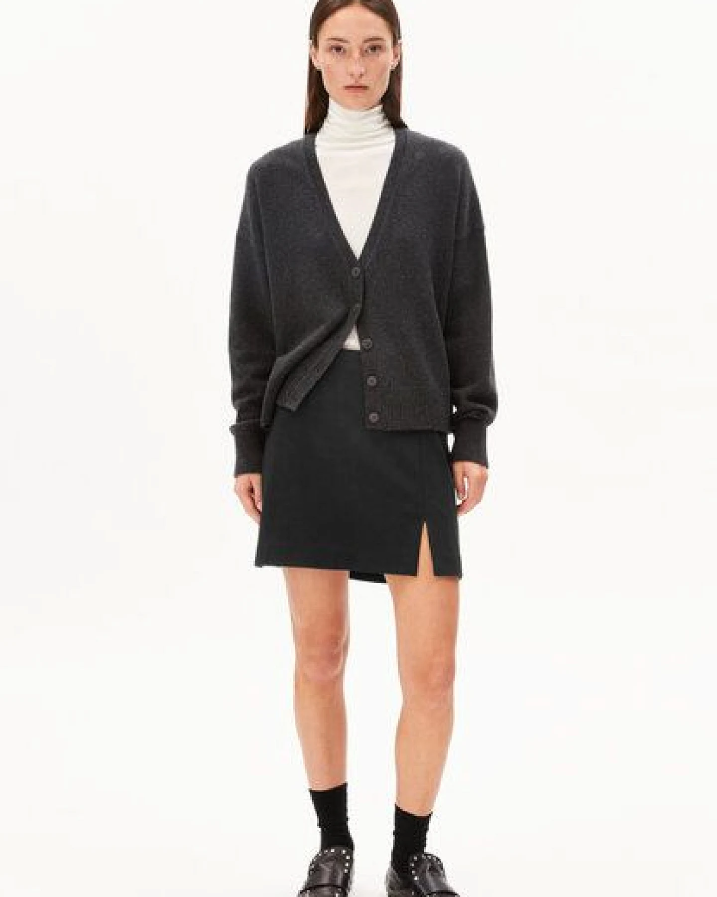 ARMEDANGELS VANJARAA MINI Damen Jerseyrock aus LENZING ECOVERO Viskose Mix – Ansicht 4