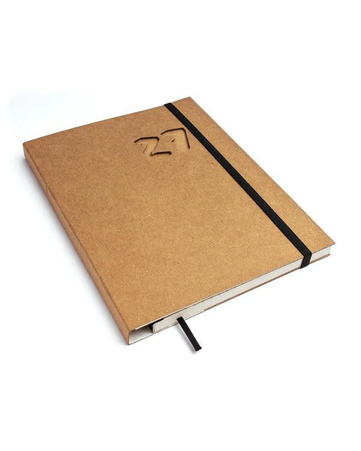 tyyp Terminplaner 2027 – Buchkalender A5+ mit Schweizer Broschur – Recyclingpapier – vegan & handgefertigt ✓ Mit Raum für Achtsamkeit