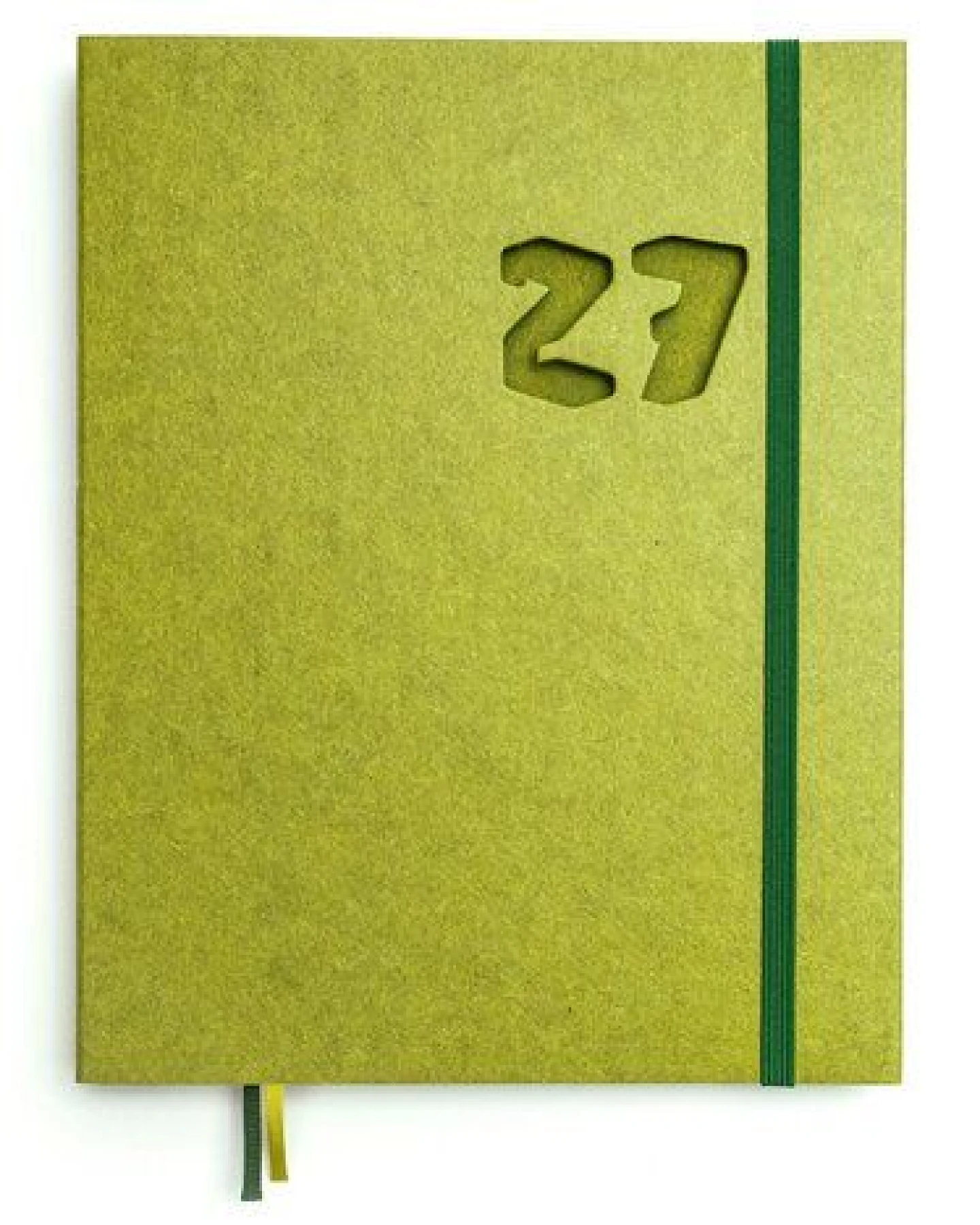 tyyp Terminplaner 2027 – Buchkalender A5+ mit Schweizer Broschur – Recyclingpapier – vegan & handgefertigt ✓ Mit Raum für Achtsamkeit – Ansicht 3