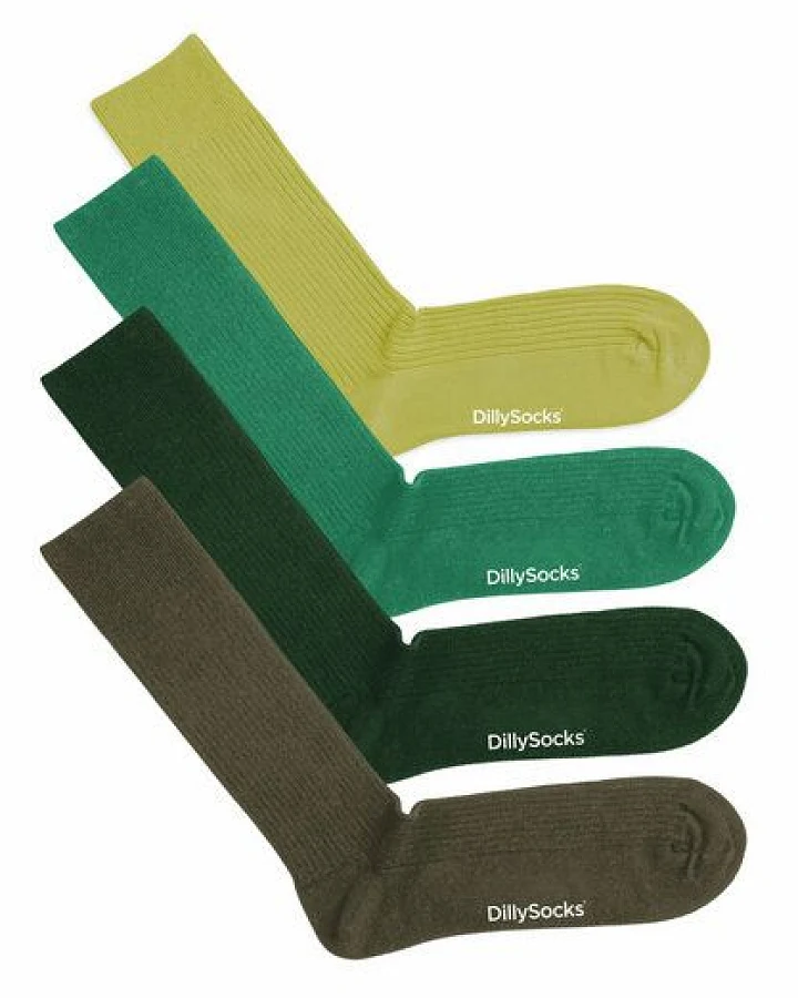 Lime Green - Sea Green - Forest Green - Olive Green