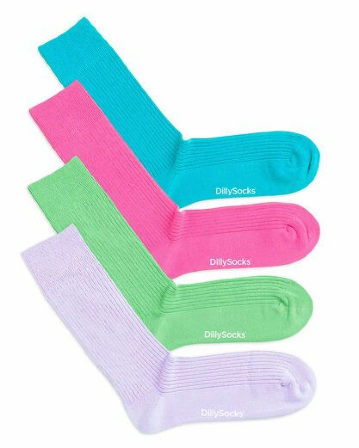 Shiny Turquoise - Splash Pink - Pale Green - Lavender Lilac