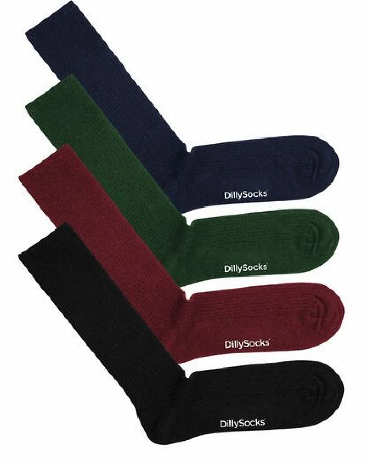 Dark Navy - Forest Green - Wine Red - Night Black