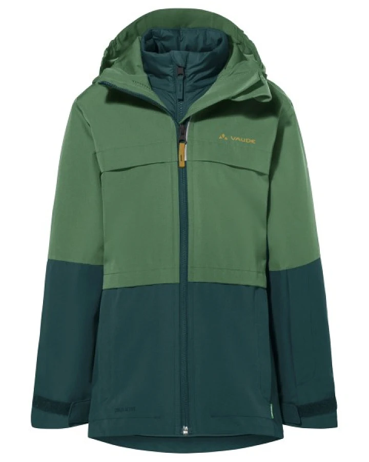 Vaude - Kid's Snow Cup 3in1 Jacket III - Doppeljacke Gr 158/164 blau/grün