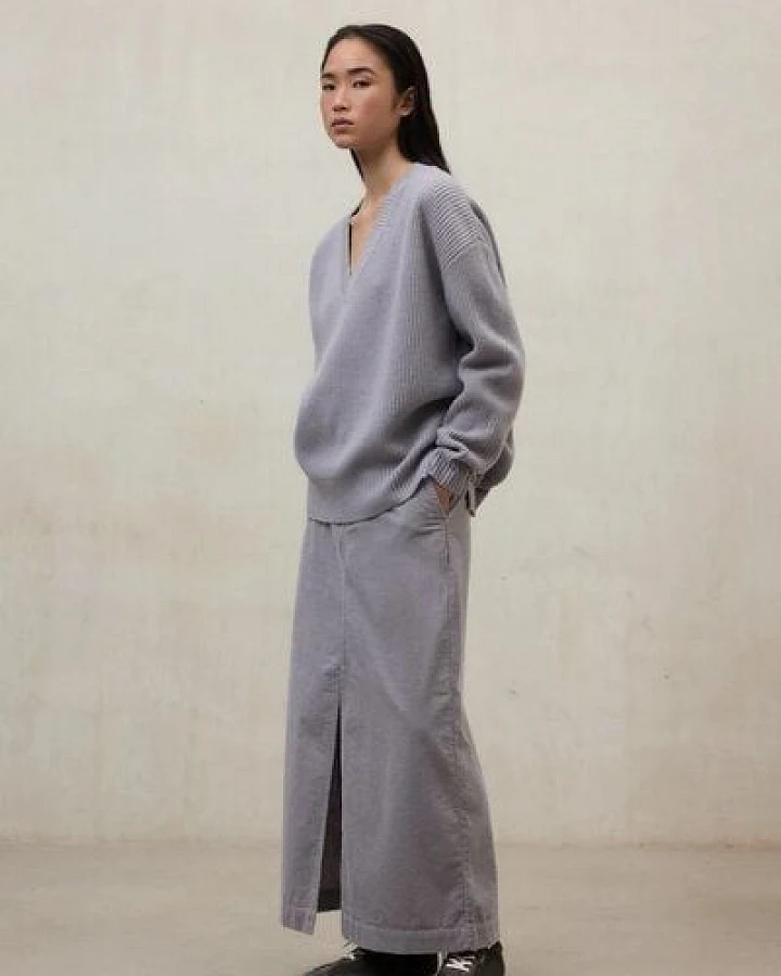 ECOALF Feincord-Rock NALA aus Biobaumwolle und rec. Baumwolle, Soft-Violet