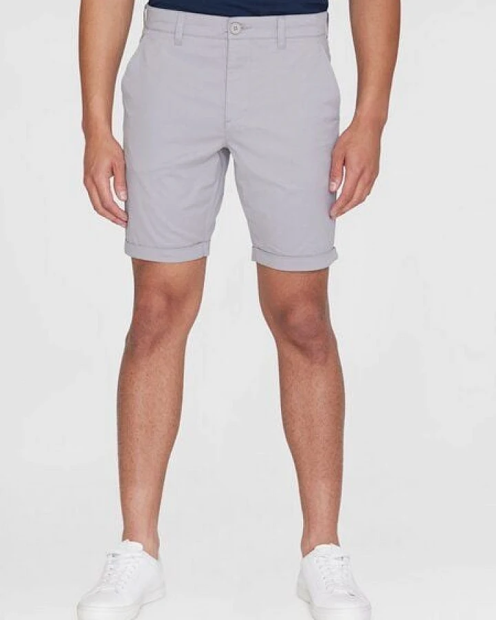KnowledgeCotton Apparel Shorts - CHUCK regular chino poplin shorts