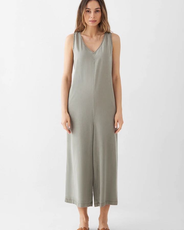 Dawn Damen vegan Jumpsuit Moonlight Rock Olive