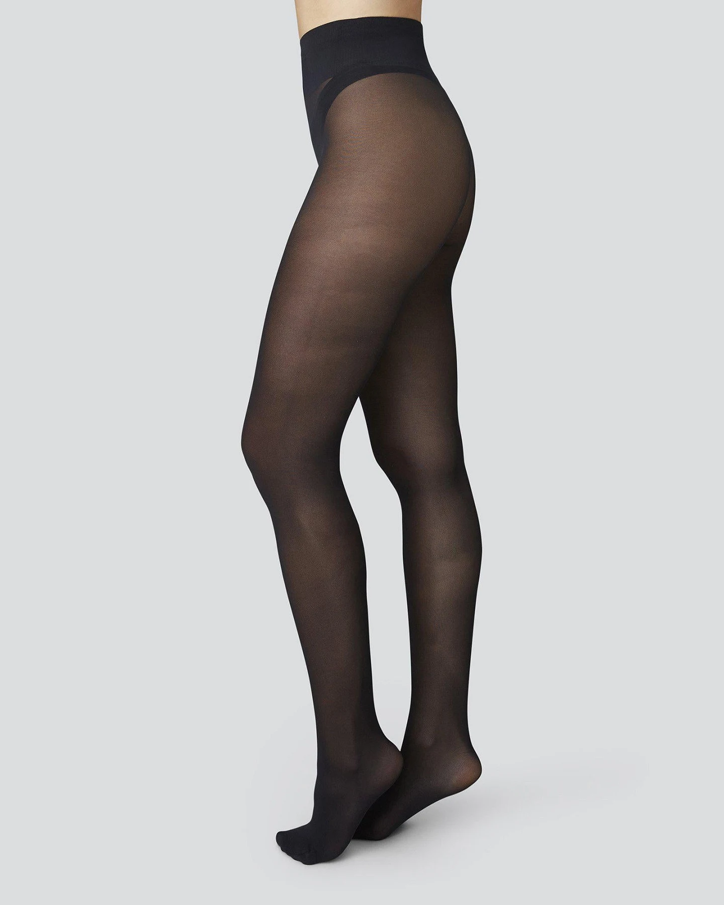 Swedish Stockings Damen vegan Set Strumpfhosen Olivia, Svea & Doris Schwarz – Ansicht 2