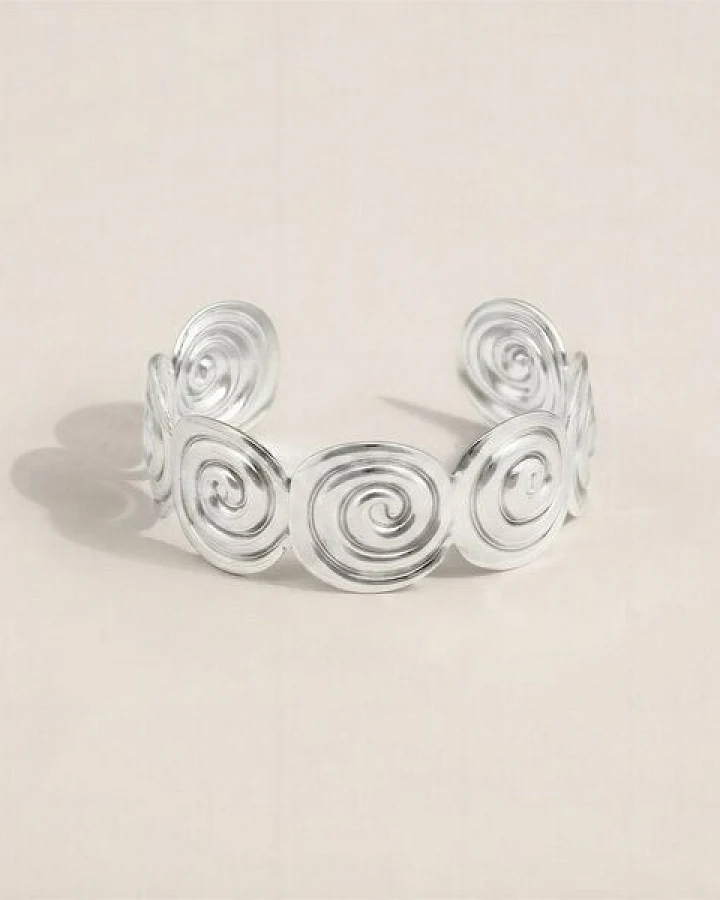ELEKTROPULLI SPIRAL Armreif ca. 65 mm x 23 mm