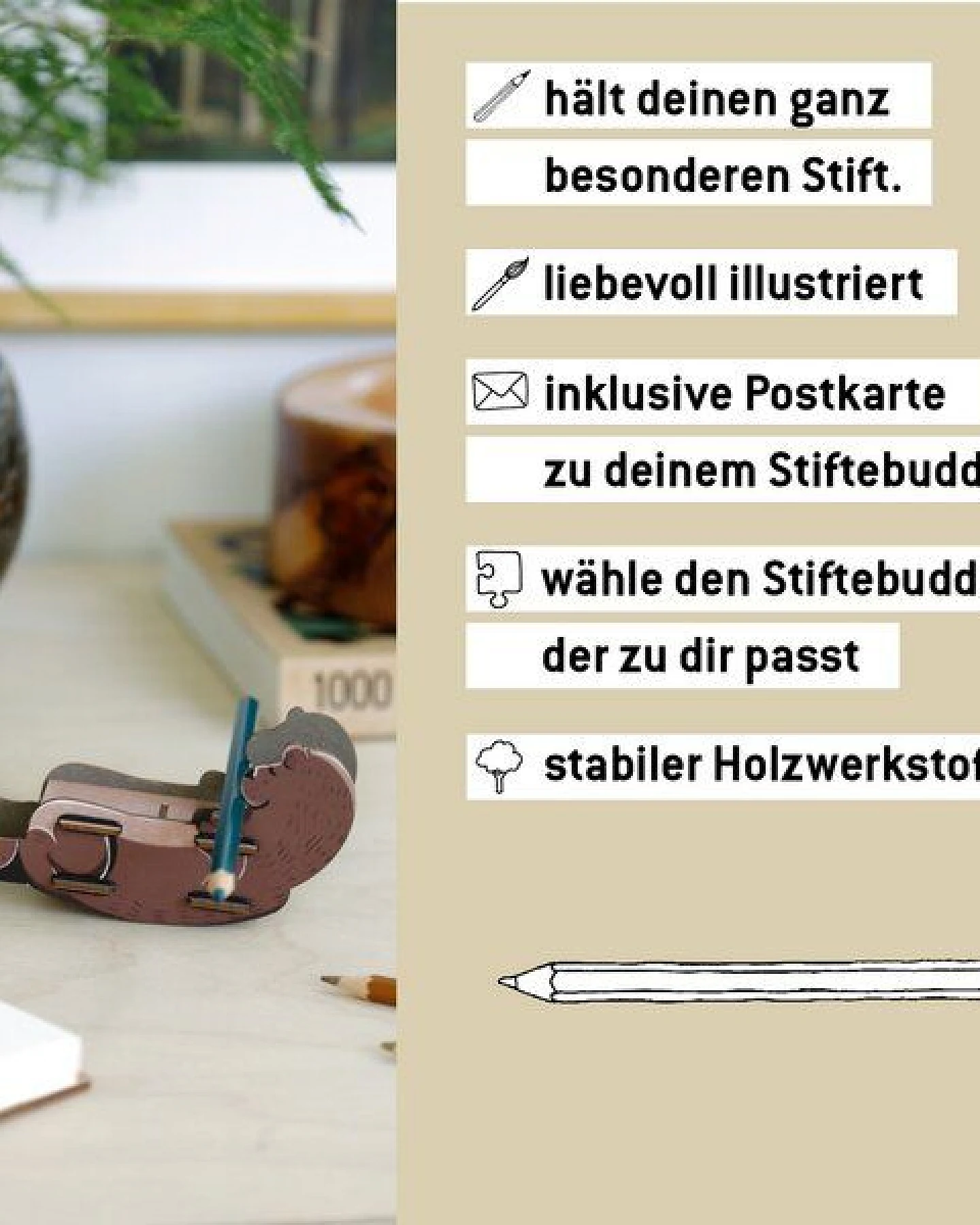 WERKHAUS Stiftebuddy - Otter Lotti – Ansicht 2