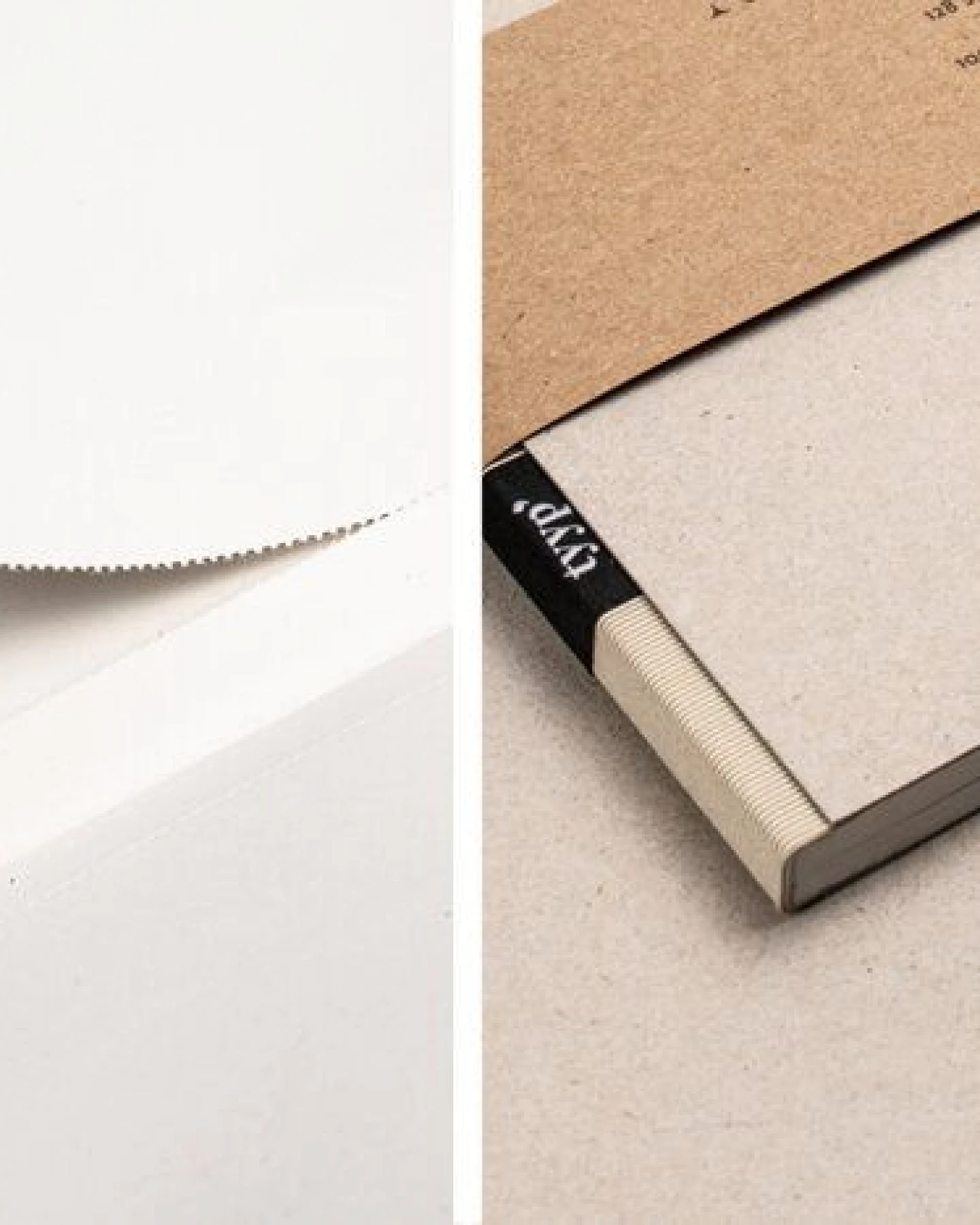 tyyp Notizbuch A5 farbig – Ton-in-Ton mit perforierten Seiten – Recyclingpapier, vegan & handgefertigt – Ansicht 4