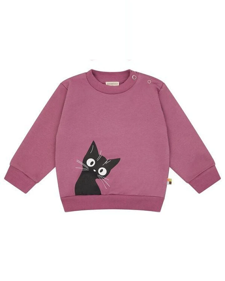 loud + proud Babys & Kinder Sweatshirt mit Druck, GOTS-zertifiziert