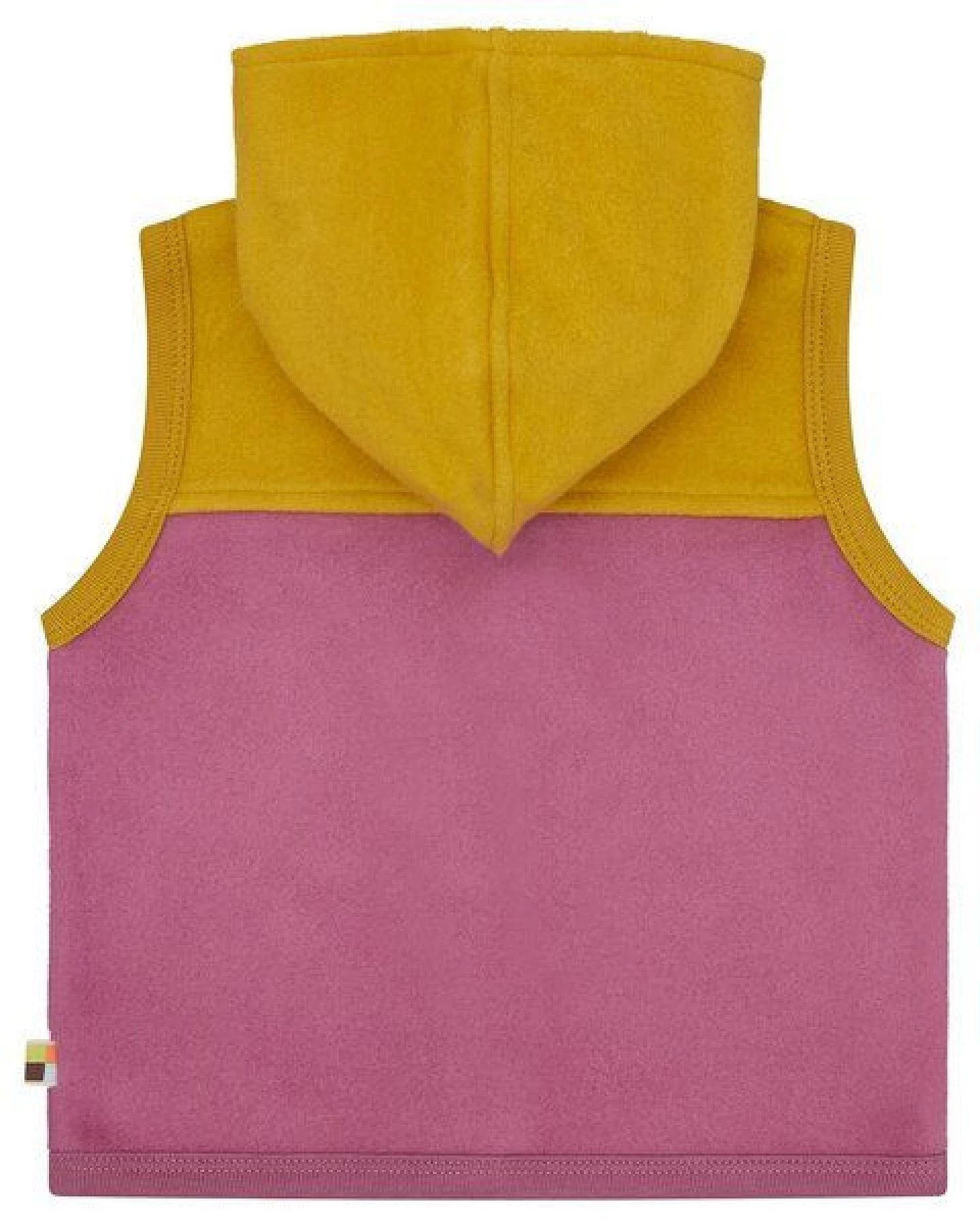 loud + proud Babys & Kinder Weste aus Baumwoll-Fleece, GOTS-zertifiziert – Ansicht 2
