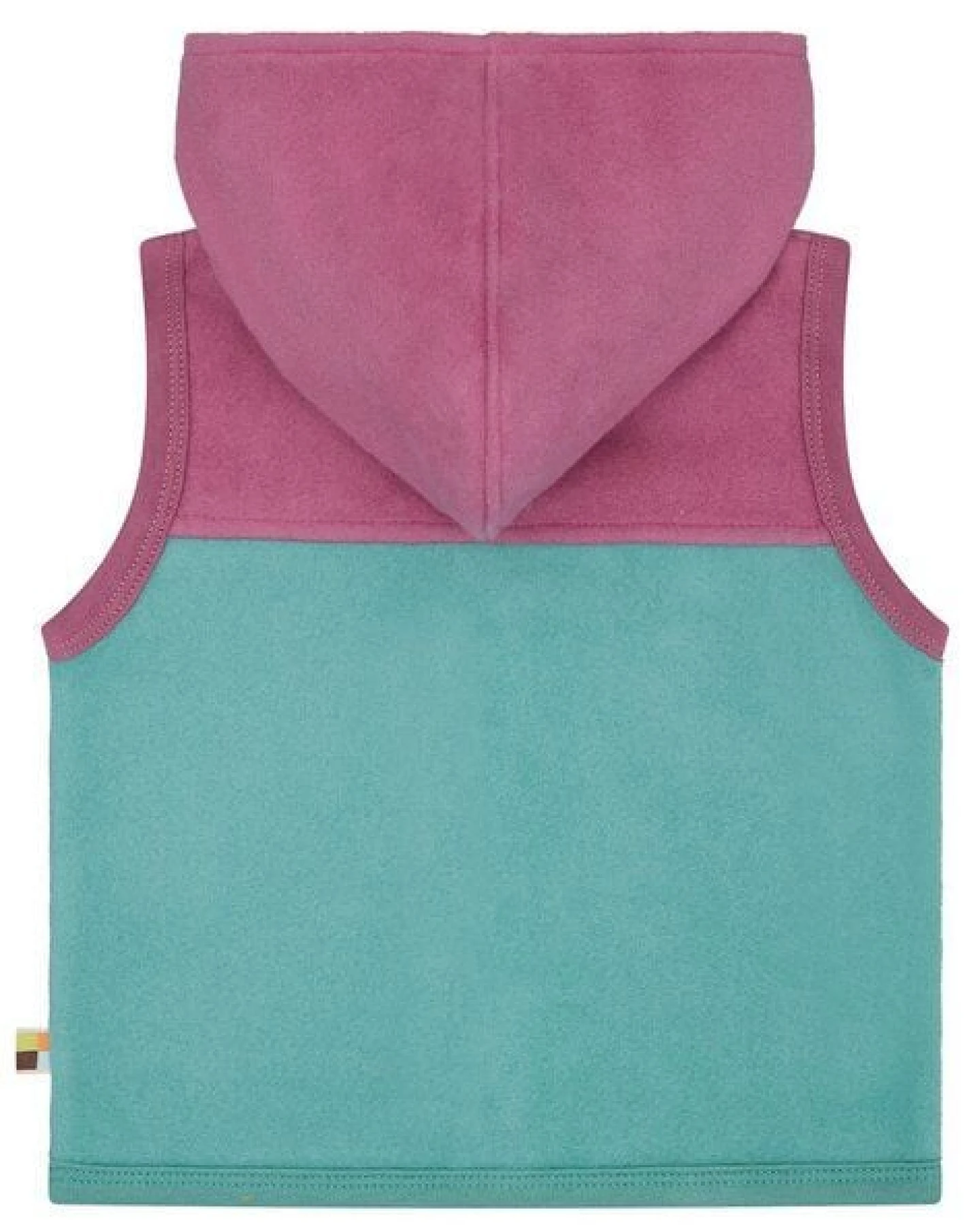 loud + proud Babys & Kinder Weste aus Baumwoll-Fleece, GOTS-zertifiziert – Ansicht 2