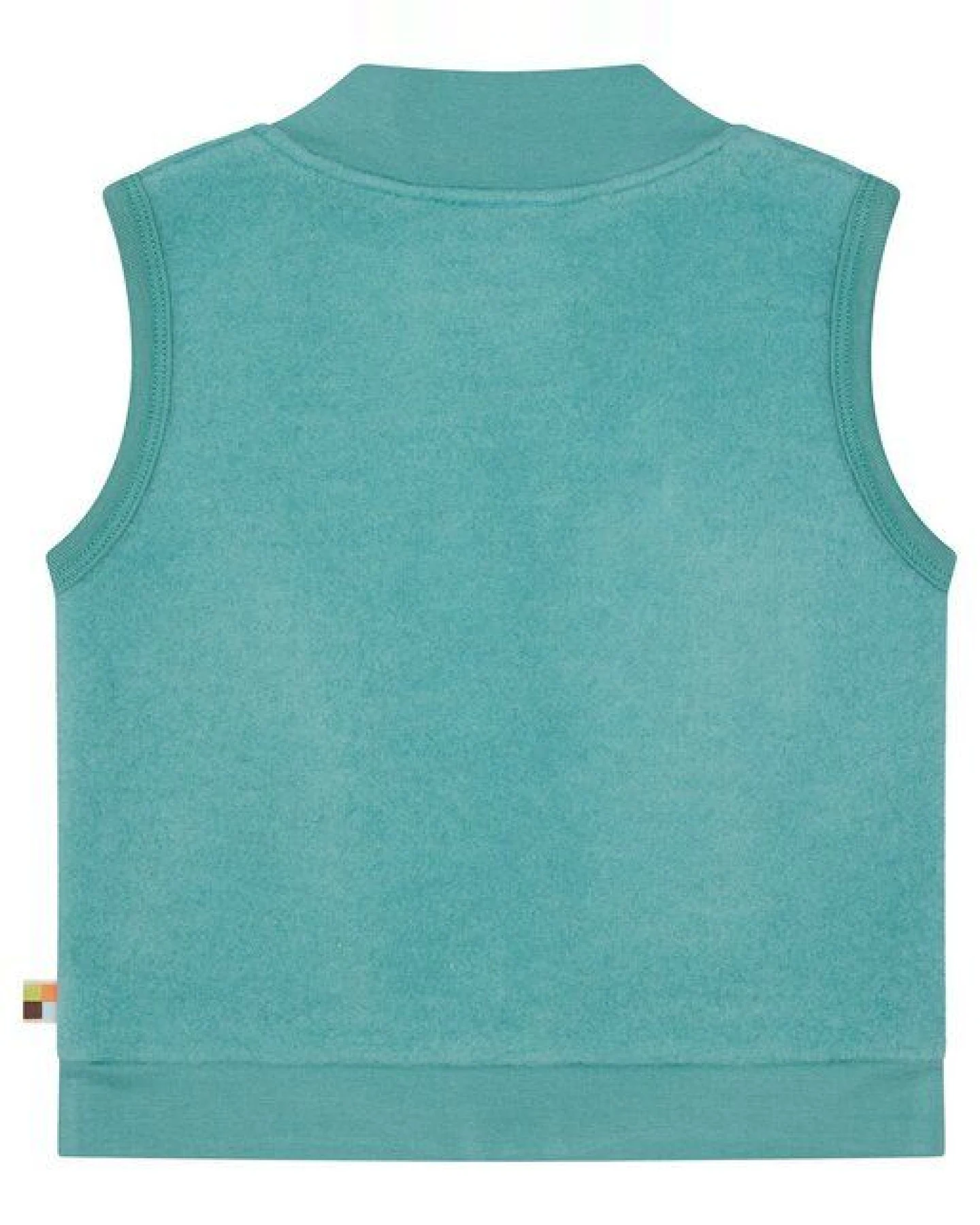 loud + proud Babys & Kinder Weste aus Wollfleece, GOTS-zertifiziert – Ansicht 2
