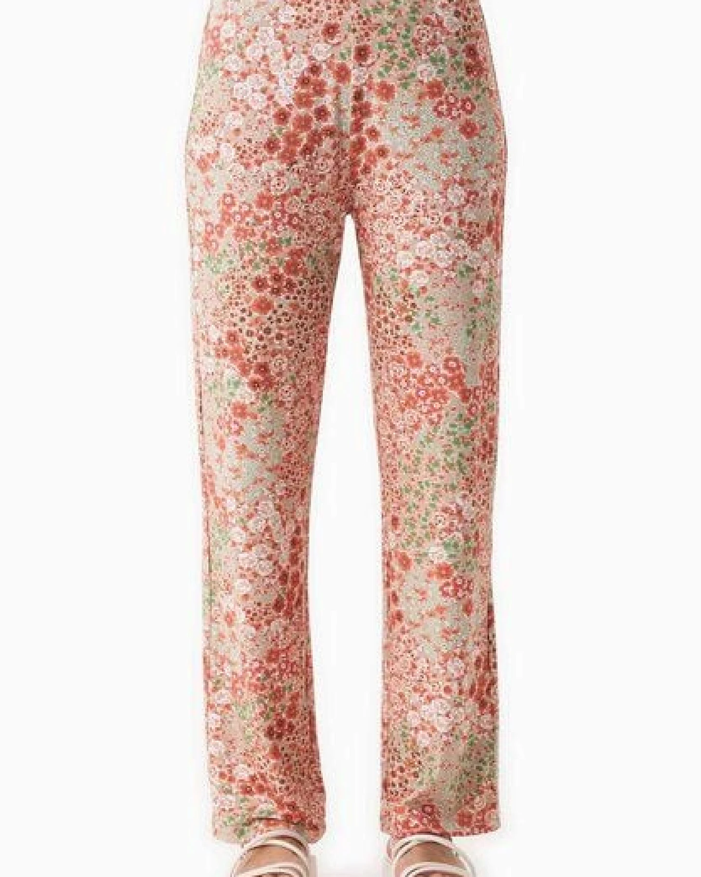 ORGANICATION Jerseyhose aus LENZING ECOVERO mit Blumenmuster – Ansicht 2