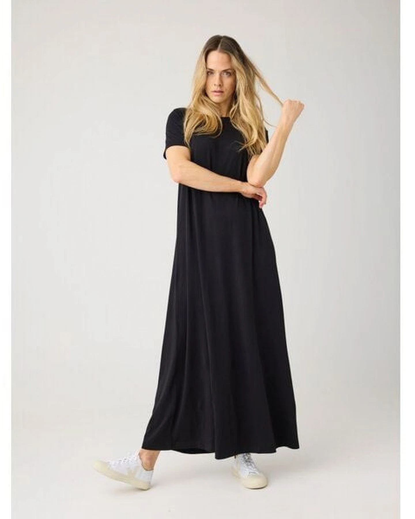 Knowledge Cotton Apparel Jersey Maxi Dress – Ansicht 3