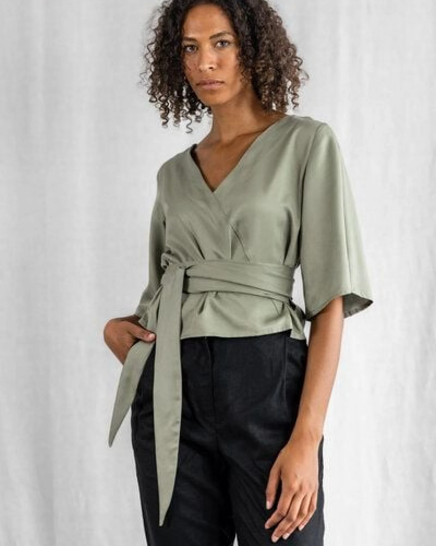 Jyoti - Fair Works Modal Bluse Vasanta – Ansicht 2