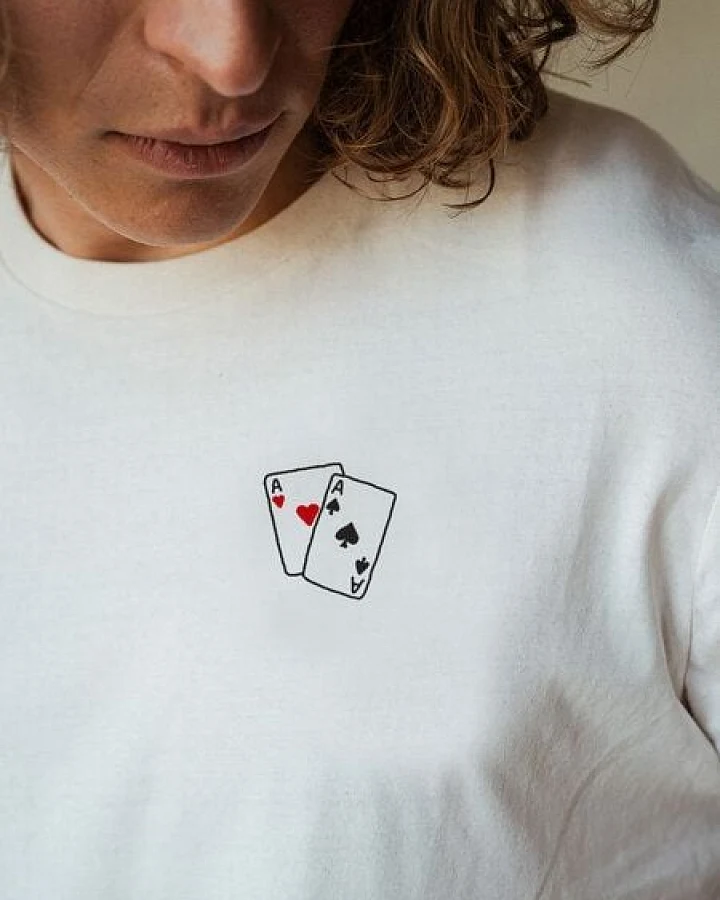 Kultgut Artdesign - Shirt aus recycelter Biobaumwolle / Trumpf