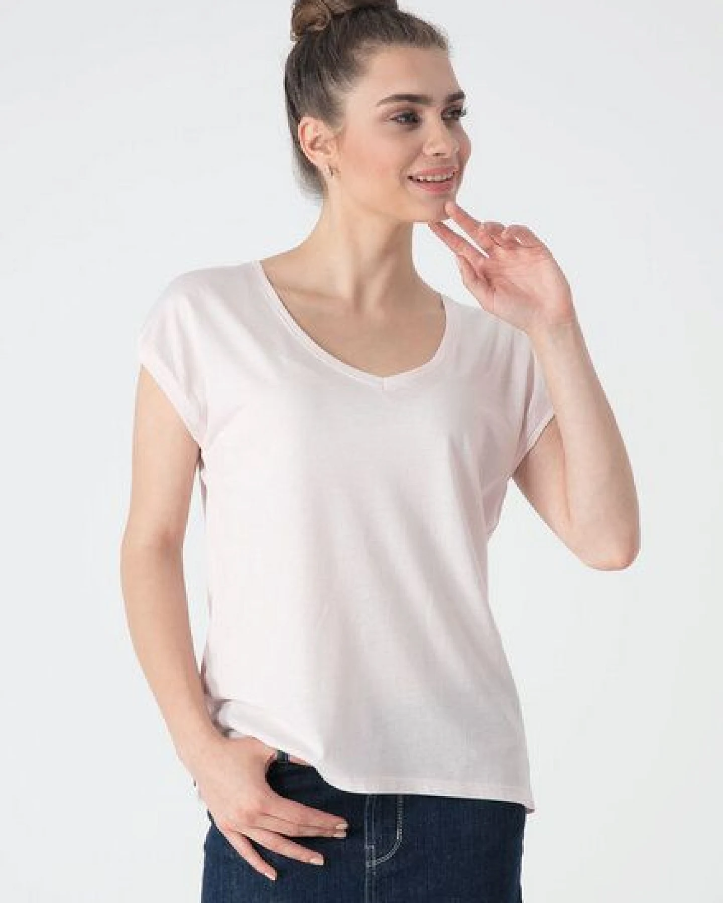 ORGANICATION T-shirt aus Tencel® und Baumwolle – Ansicht 3