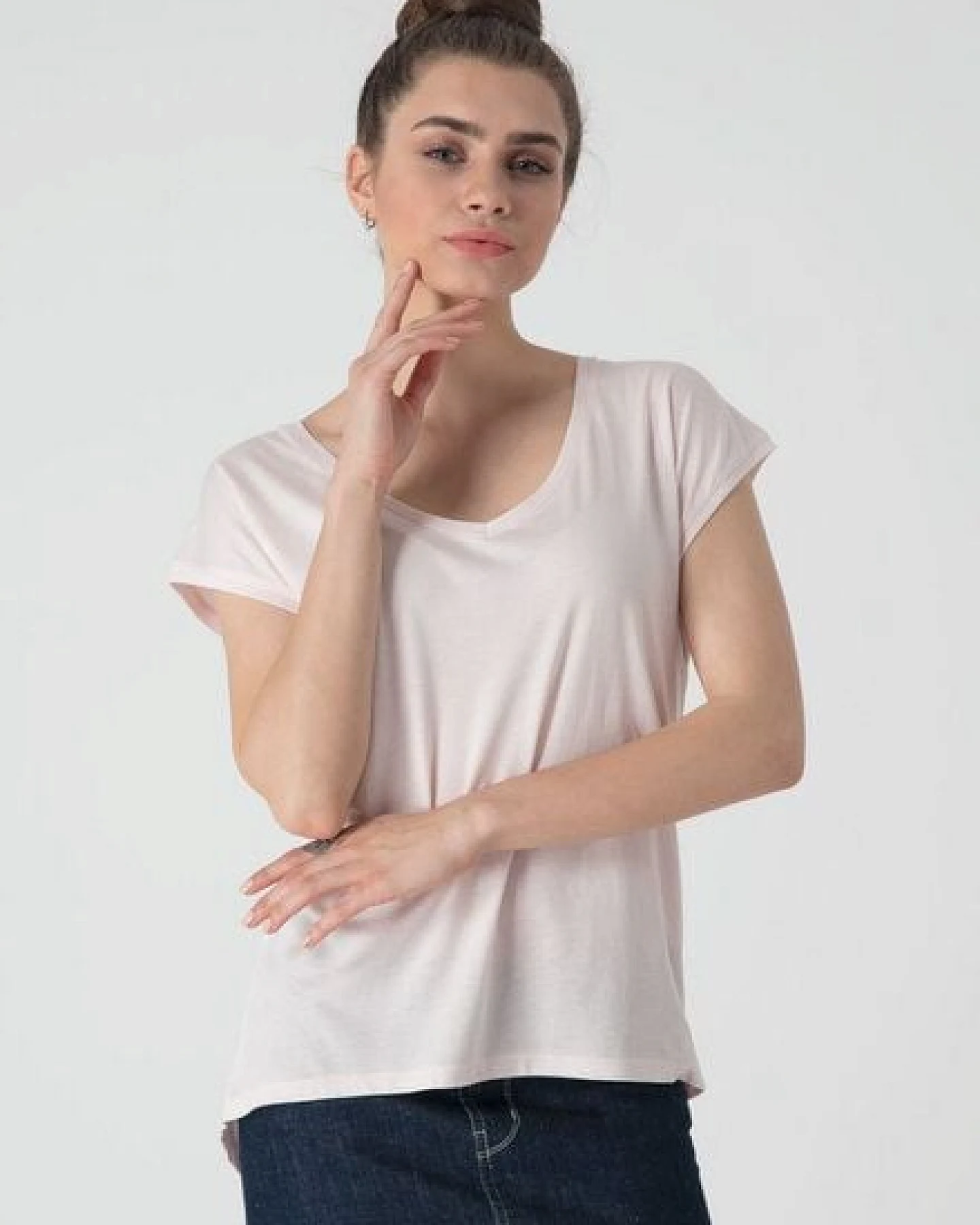 ORGANICATION T-shirt aus Tencel® und Baumwolle – Ansicht 4