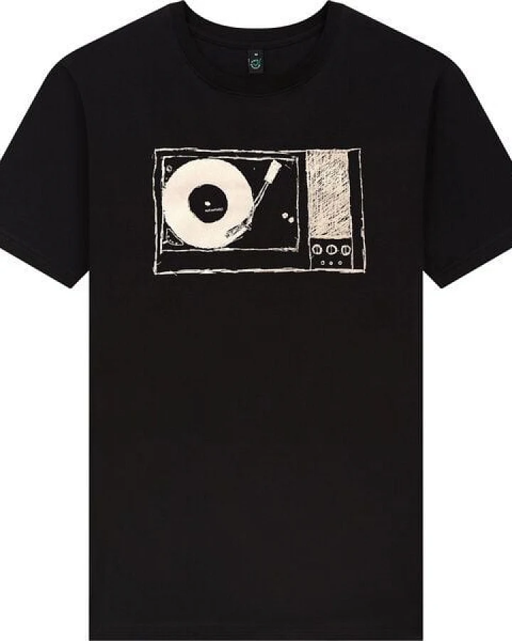 ilovemixtapes Plattenspieler Siebdruck Unisex T-Shirt