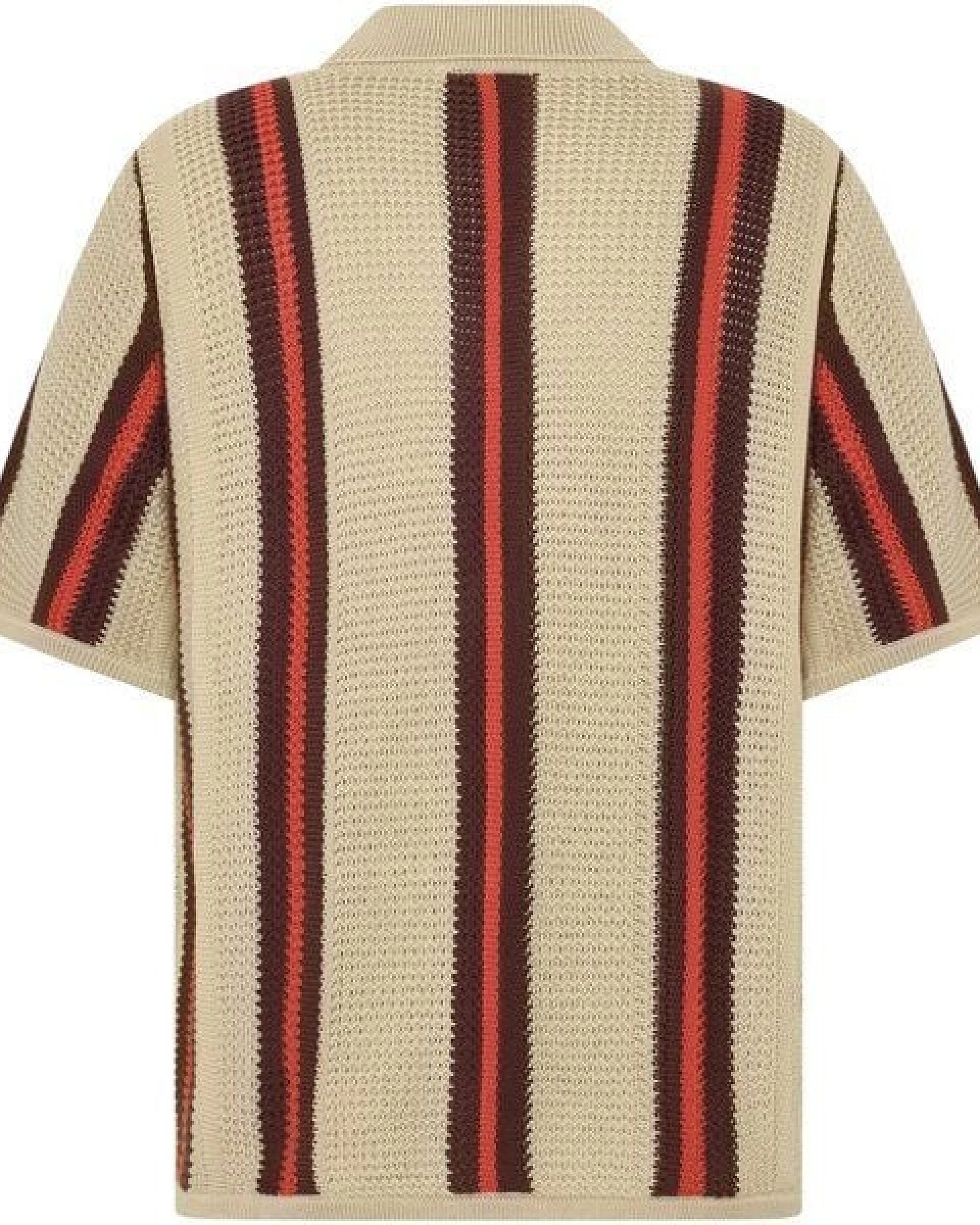 Knowledge Cotton Apparel Regular Striped Knit Shirt – Ansicht 2