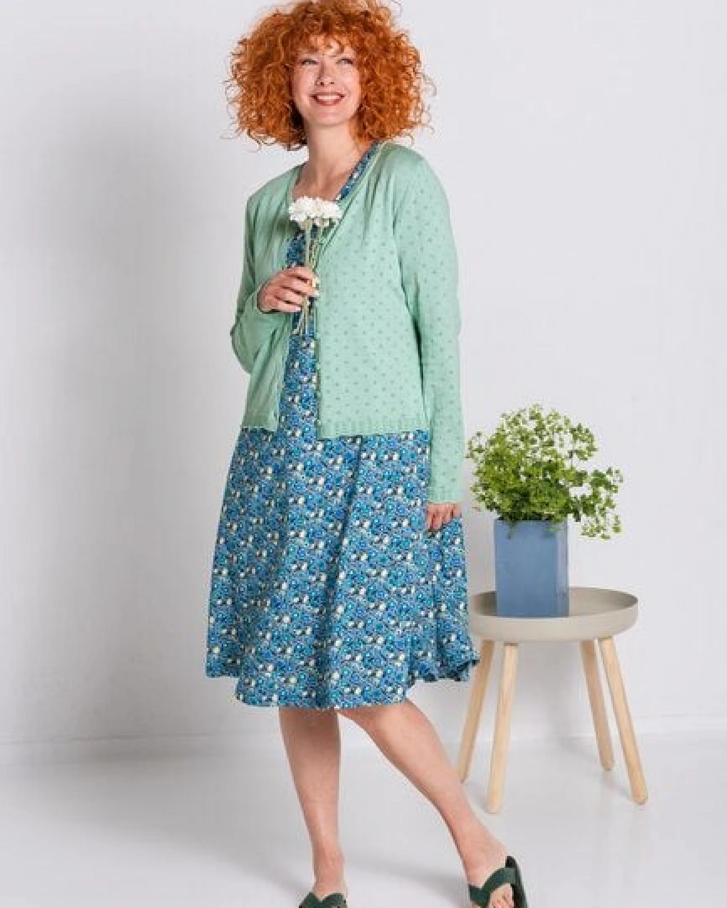 Heidekönigin Ajour Strickjacke HOLA – Ansicht 4