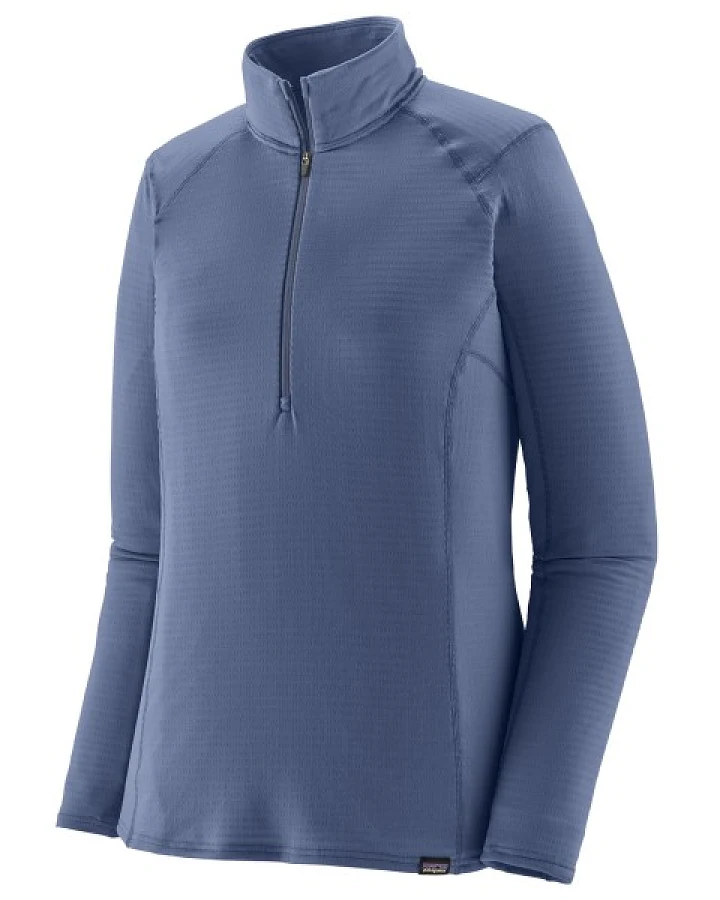 Patagonia - Women's Capilene Thermal Weight Zip Neck - Kunstfaserunterwäsche Gr L blau