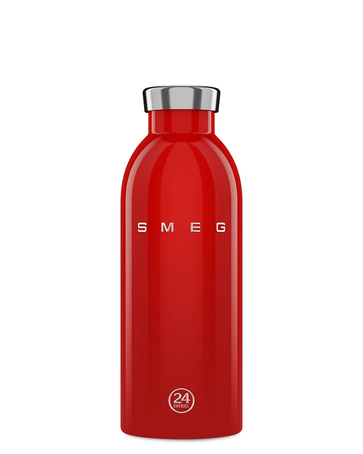 Thermos Trinkflasche aus Edelstahl 500 ml, rot, Clima Bottle SMEG x 24Bottles Red - 24Bottles